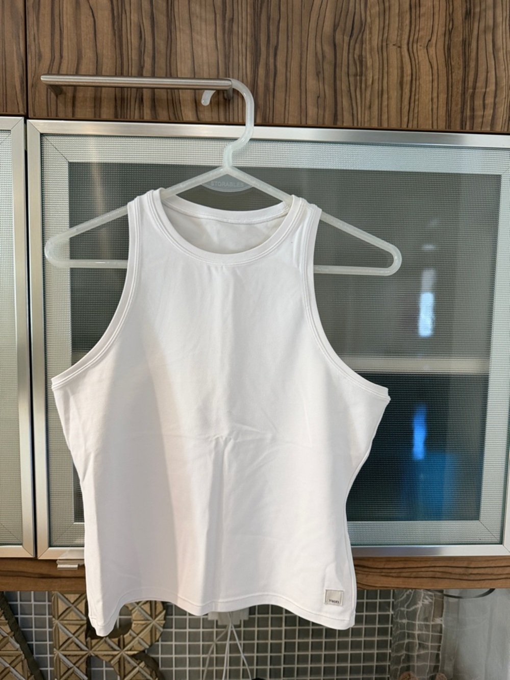 Vuori All The Feels Crew Tank, S, white